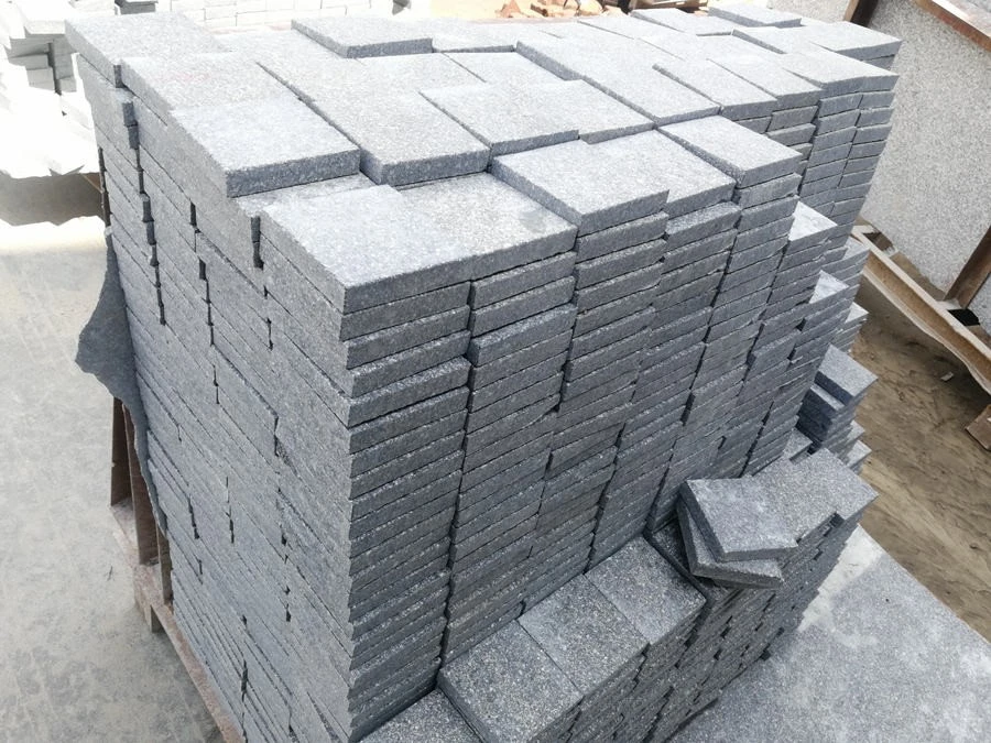 Flamed paver Flamed paver