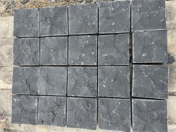 natural cleft top side zhangpu black basalt cubes natural cleft top side zhangpu black basalt cubes