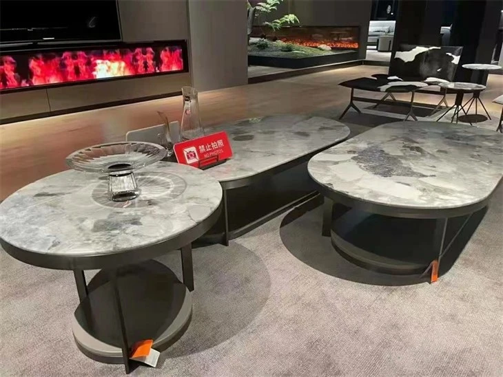 Grey Marble Kitchen Floor Tiles