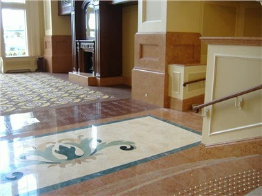 Waterjet gulvmedaljonger